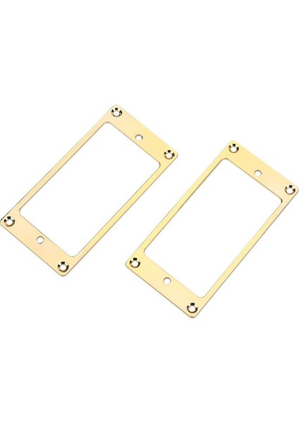 2 Adet Metal Düz Humbucker Kapak Gitar Pikap Çerçevesi &amp 1set Altın Üst Şapka Düğmesi Için Les Paul Altın Folyo Düğmesi Için (Yurt Dışından) fırsatları