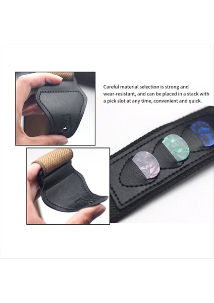 P&amp P Gitar Kayışı Yumuşak Ayarlanabilir Akustik Gitar Kayışı Ukulele Bas Müzik Enstrüman Aksesuarları Siyah (Yurt Dışından) fiyatları