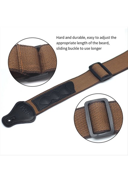 P&amp P Gitar Kayışı Yumuşak Ayarlanabilir Akustik Gitar Kayışı Ukulele Bas Müzik Enstrüman Aksesuarları Siyah (Yurt Dışından) modelleri