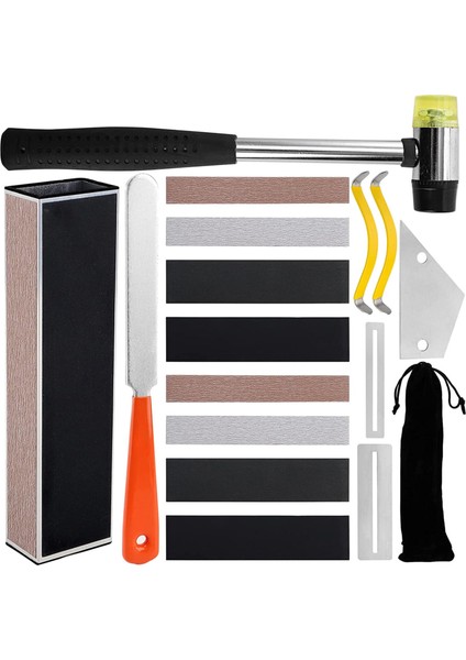 17PCS Gitar Akustik Gitar Için Bakım Kiti Onarımı Elektro Gitar Ukulele Bas Banjo Luthier Için Mükemmel Hediye (Yurt Dışından)