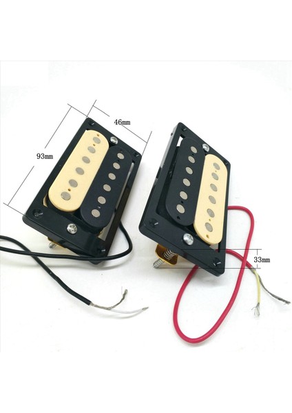 8pcs Elektro Gitar Pikapları 50/52 Zebra Yüzlü Humbucker Çift Elektro Gitar Pikapları (Yurt Dışından) modelleri