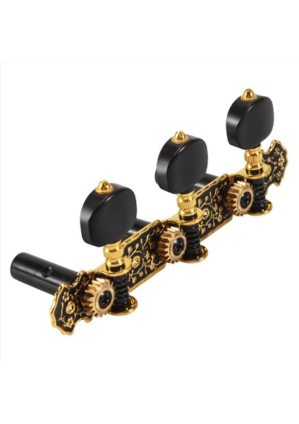 Gitar Makinesi Kafaları Klasik Gitar String Tuning Pegs Anahtar Altın 3l Tuner Tuşları Parça Parça Aksesuarları (Yurt Dışından)