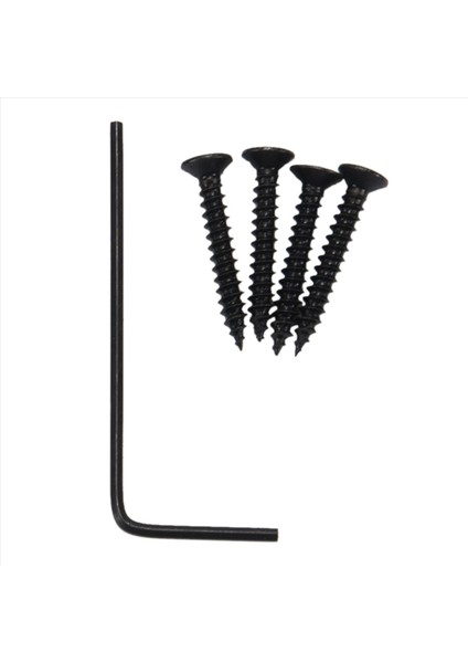 Puro Kutusu Gitarları Için 5x 3 Telli Siyah Üst Yükleme Sert Kuyruk Köprüsü ve Daha Fazlası (Yurt Dışından) fırsatları