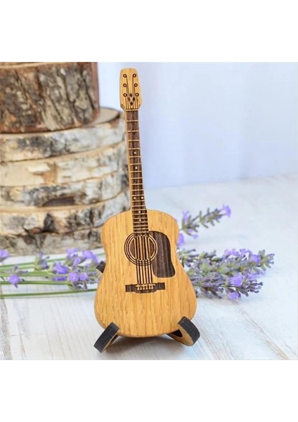 Ahşap Gitar Şeklinde Gitar Seçimleri Stand Ahşap Akustik Gitar Seçim Kutusu (Yurt Dışından) modelleri