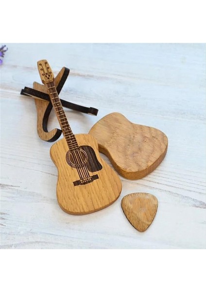 Ahşap Gitar Şeklinde Gitar Seçimleri Stand Ahşap Akustik Gitar Seçim Kutusu (Yurt Dışından) fırsatları