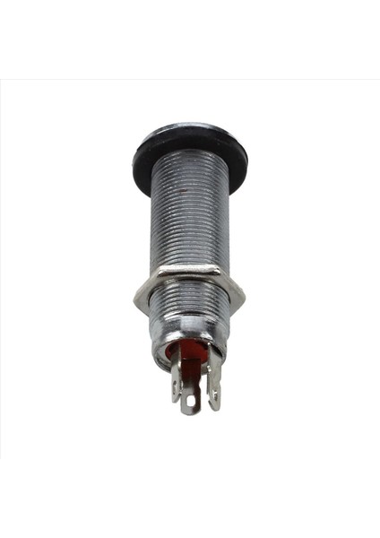 10PCS 1/4 Inç Krom Silindirli Elektro Gitar Bas Için Floş Montaj Jakı (Yurt Dışından) fırsatları