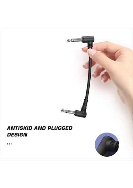 1pcs Pedal Kablosu Müzik Aletleri Yama Kablosu 15CM Elektro Gitar Etkisi Müzik Severler Için Aksesuarlar Oynayan (Yurt Dışından) modelleri