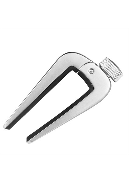 Yüksek Kaliteli Gitar Capo Düğmesi Ukulele Keman Bas Capo Gitar Aksesuarları Müzik Aletleri Gümüş (Yurt Dışından)