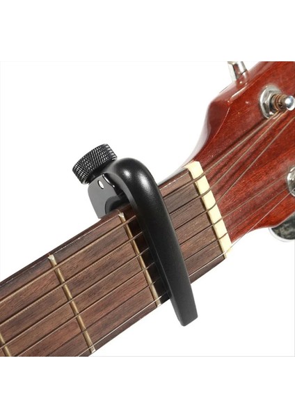 Yüksek Kaliteli Gitar Capo Düğmesi Ukulele Keman Bas Capo Gitar Aksesuarları Müzik Aletleri Gümüş (Yurt Dışından) fiyatları