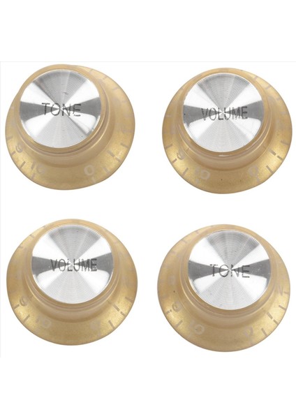 3 Les Paul Gold Folyo Düğmesi Için Gibson Için Altın Top Şapka Knob Set (Yurt Dışından) fiyatları