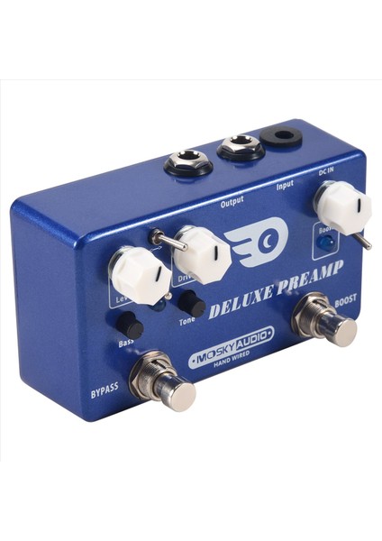 Mosky Deluxe Preamp Gitar Efekt Pedal 2&#39 De 1 Boost Klasik Overdrive Effects Metal Kabuğu Gerçek Baypas Gitar Aksesuarları (Yurt Dışından) modelleri