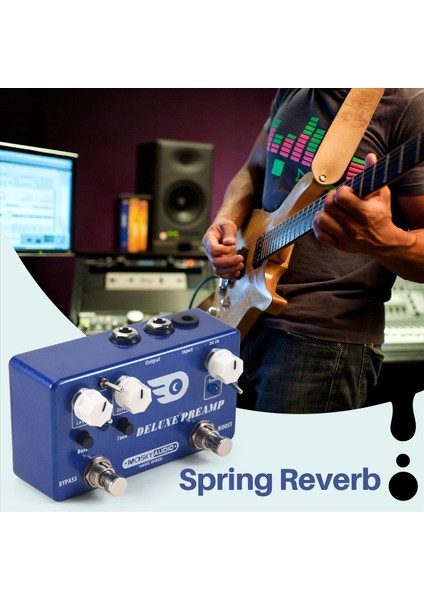 Mosky Deluxe Preamp Gitar Efekt Pedal 2&#39 De 1 Boost Klasik Overdrive Effects Metal Kabuğu Gerçek Baypas Gitar Aksesuarları (Yurt Dışından) indirimleri