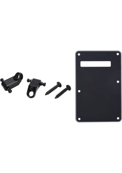 2 Pcs Elektrik Gitar Suler Strest Trıp Strıng Pickguard Tremolo Boşluk Kapak Arka Plakası Arka Plakalı (Yurt Dışından)