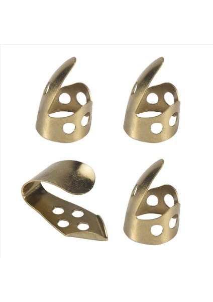 Gitar Parmak Seçer 3 Endeks Parmak + 1 Başparmak Ayarlanabilir Metal Banjo Fingerstyle Seçim Parmak Koruyucusu (Yurt Dışından) fiyatları