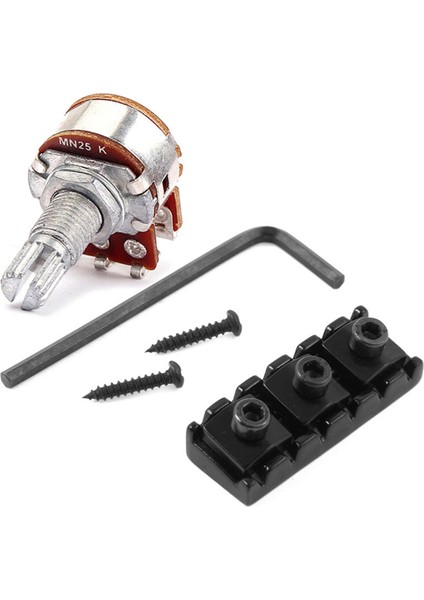 Gitar Dize Kilit Kilitli Somun 3 Pc ile Çift Denge Istiflenmiş Saplı Saplı Gitar Bas Kontrol Tencereleri Potansiyometre (Yurt Dışından) fiyatları