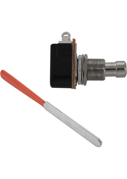 1x Gitar Perdesi Taçlandırma Luthier Dosya Paslanmaz Çelik ve 1x Gitar Pedalı 2 Pin Anlık Efektler Basma Düğmesi Anahtarı (Yurt Dışından)