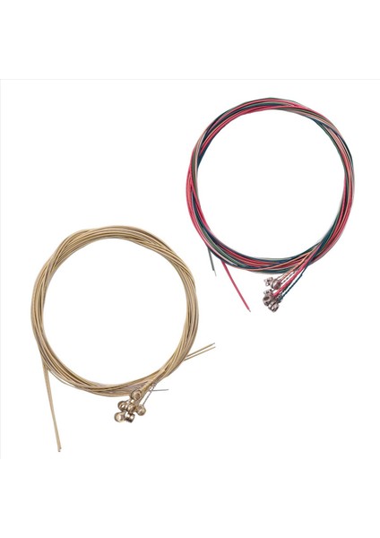 Akustik Gitar Gitar Değişen Aracı Için 2 Set 6 Gitar Dizesi Yedek Çelik Dize (Yurt Dışından) indirimleri