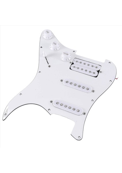 Sq Sq Electıce Gitar Yüklü Önceden Kablolanmış Elektro Gitar Pickguard Pikap Montajı Beyaz Düzenli (Yurt Dışından) fırsatları