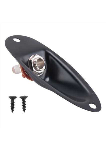 Siyah Tekne Tarzı 1/4inch Gitar Pikap Çıktı Giriş Jack Fişi Fd Strat Gitar (Yurt Dışından) modelleri
