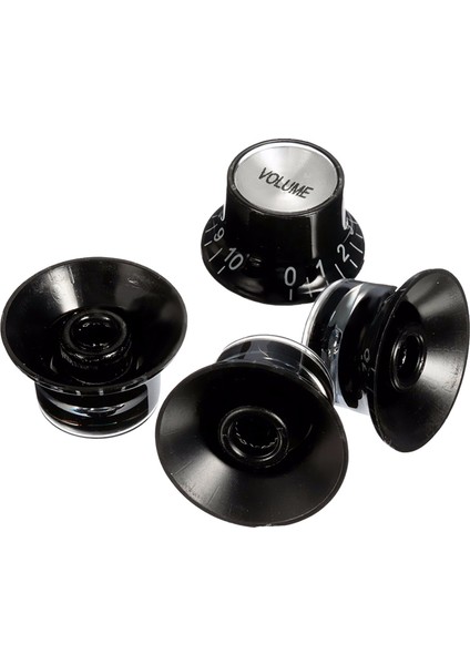 Gitar Düğmeleri 2 Cilt ve 2 Ton Gümüş Üst Şapka Çan ve 6 Gitar Ayar Mandalları Tuner Dokunuşlar Dizeler Düğme 3l + 3r Altın (Yurt Dışından) fırsatları