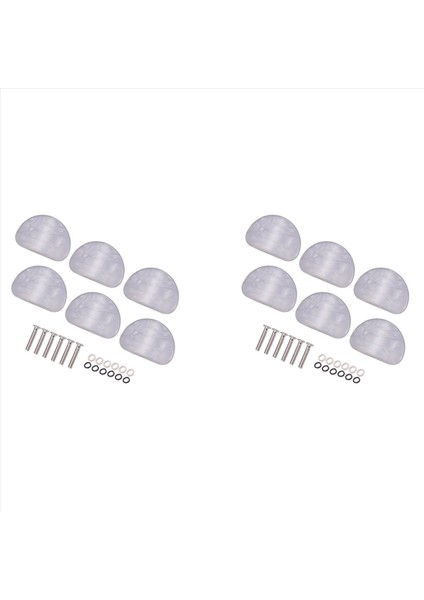 12 Pcs Beyaz Inci Gitar Ayarlama Pegs Anahtarlar Düğme Tuner Makine Başlıkları Premium Ayarlama Anahtar Düğmesi Kapak Koyu Tutma Kapakları (Yurt Dışından)