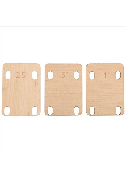 3pcs Gitar Boyun Şimleri Katı Akçaağaç Ahşap Gitar Boyun Koruması 0 25 0 5 ve 1 Derece Gitar Boyun Plakası Aracı (Yurt Dışından)