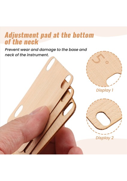 3pcs Gitar Boyun Şimleri Katı Akçaağaç Ahşap Gitar Boyun Koruması 0 25 0 5 ve 1 Derece Gitar Boyun Plakası Aracı (Yurt Dışından) fırsatları