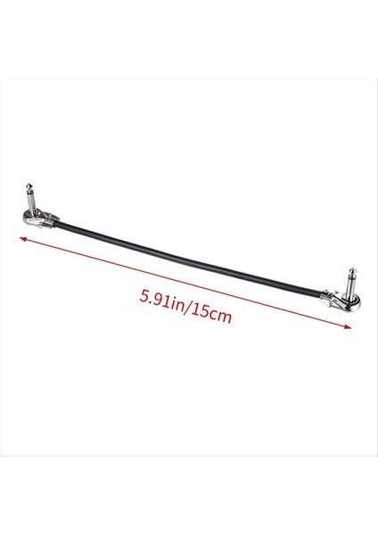 6pcs Gitar Efektleri Enstrüman Bağlantı Kablosu 15CM 1/4 Inç Gitar Efektleri Enstrüman Bağlantı Kablosu (Yurt Dışından) modelleri