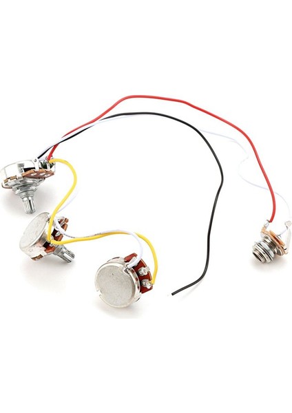 Bas Kablo Kiti Tonu Hacim Kontrol Kablo Dışı A250K B250K Pots Soketi Caz Bas Gitar Aksesuarları Için Potansiyometreler (Yurt Dışından) indirimleri