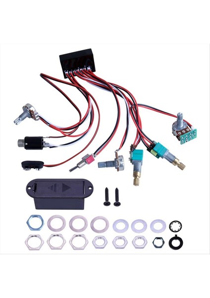 EQ-B15T Bas Hat+Aksesuarlar Elektrik Gitar Bas Aktif Pikap Hattı Elektrik Bas Hat Bas Amplifikatör Hattı (Yurt Dışından)
