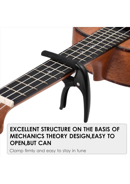 Akustik Gitar Capo Profesyonel Gitar Tonu Değiştirici Akustik Elektro Gitarlar Için Gitar Seçimi Ukulele Mandolin B (Yurt Dışından) fırsatları