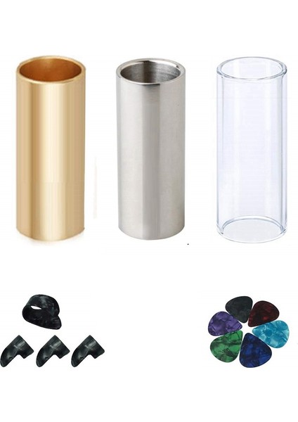 1 Adet Taylor Gitar Anahtarı 1 Cam Slayt 1 Çelik ve 1 Pirinç Gitar Slayt 6 Adet Gitar Seçimi ve 4 Parmak Seçimi (Yurt Dışından) fiyatları