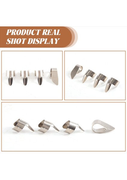 3 Metal Parmak Seçme + 1 Başparmak Set Set Gitar Için Fingerpicks Gitar Dobro Banjo Vb (Yurt Dışından) indirimleri