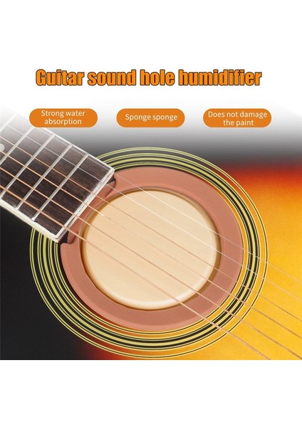 Gitar Ses Deliği Nemlendirici Halk Gitar Nem Regülatörü Klasik Gitar Ses Deliği Kapağı Gitar Nem Alıcı (Yurt Dışından) fiyatları