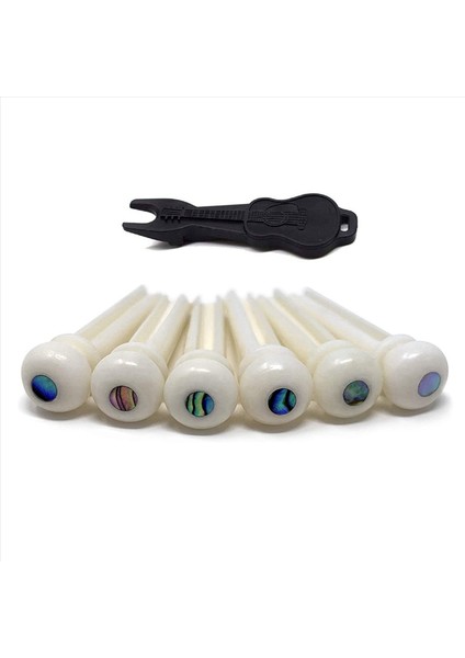 2x Gitar Sığır Kemik Malzemesi Akustik Halk Gitar Aksesuarları Için Inci Kabuklu Akustik Gitar Köprüsü Pimleri (Yurt Dışından) fiyatları