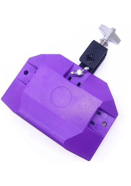 Reçel Blok Blok Latin Perküsyon Müzik Enstrümanı Plastik 3 Taraflı Montaj Orta Zift (Mor) (Yurt Dışından)