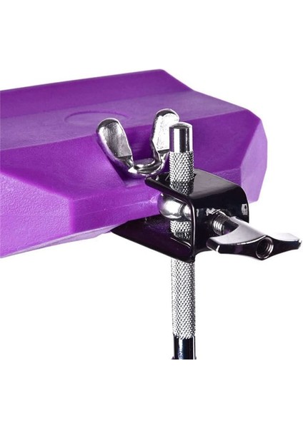 Reçel Blok Blok Latin Perküsyon Müzik Enstrümanı Plastik 3 Taraflı Montaj Orta Zift (Mor) (Yurt Dışından) modelleri