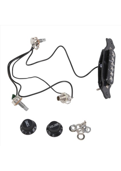 Gitar Siyahı Için Manyetik Akustik Pikap (Yurt Dışından)