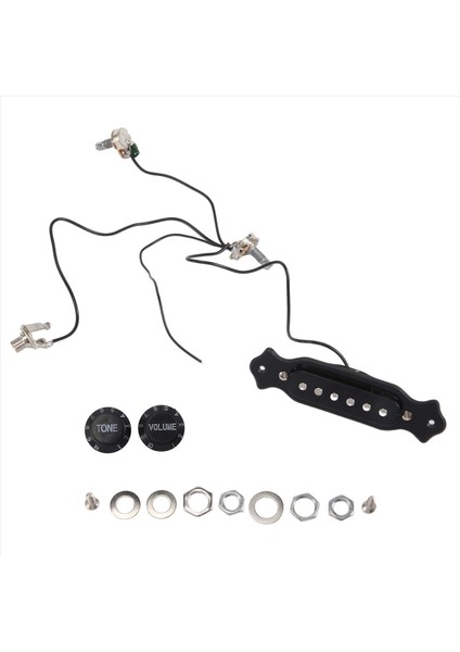 Gitar Siyahı Için Manyetik Akustik Pikap (Yurt Dışından) modelleri