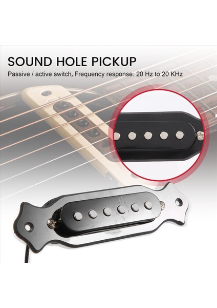 Gitar Siyahı Için Manyetik Akustik Pikap (Yurt Dışından) indirimleri