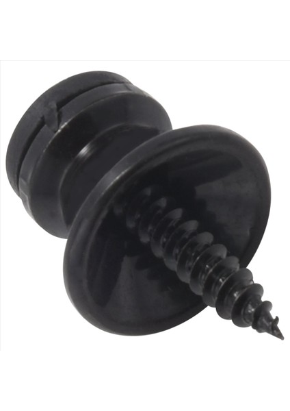 40 x Elektrik Akustik Gitar Bas Kayış Düğmesi Vidalı Kilit Pimleri Siyah Pedler (Yurt Dışından) indirimleri