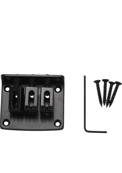 Puro Kutusu Gitarları Için 3 Telli Siyah Üst Yükleme Sert Kuyruk Köprüsü ve Daha Fazlası (Yurt Dışından) fiyatları