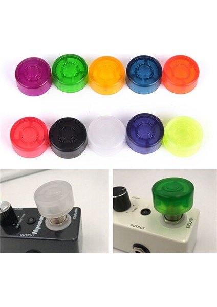 20PCS Renkli Gitar Etkisi Pedal Ayak Seri Talk Çekçisi Gitar Etkisi Için Pedal Koruma Kapağı (Yurt Dışından) indirimleri