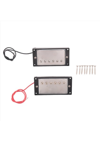 Humbucker Çift Pikapları Boyun ve Köprü Gitar Parçaları Değiştirme Seti Için Lp Tarzı Electik Gitar ile Uyumlu (Yurt Dışından)