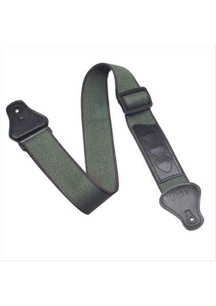 P&amp P Gitar Kayışı Yumuşak Ayarlanabilir Akustik Gitar Kayışı Ukulele Bas Müzik Enstrümanı Aksesuarları Ordu Green (Yurt Dışından)