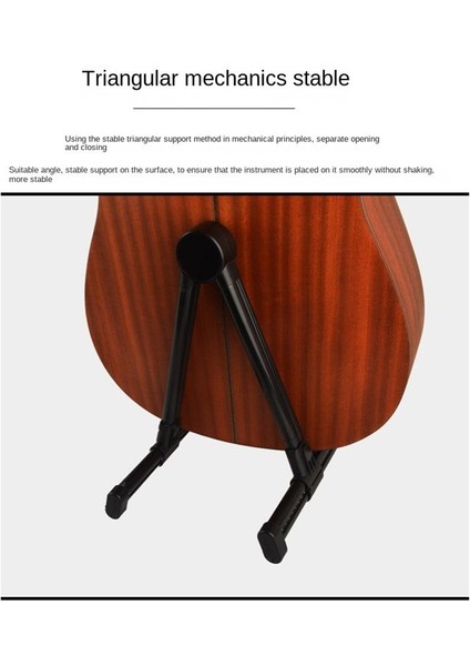 Profesyonel Elektro Gitar Stand Evrensel Katlanır Elektrikli Akustik Gitar A-Frame Müzik Raf Tutucu Gitar Parçası (Yurt Dışından)