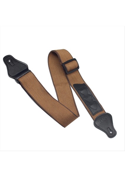 P&amp P Gitar Kayışı Yumuşak Ayarlanabilir Akustik Gitar Kayışı Ukulele Bas Müzik Enstrüman Aksesuarları Khaki (Yurt Dışından)