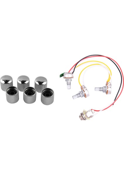 1 Set Jb Bas Gitar Kablo Demeti 3-500K Tencere ve 6pcs ile Elektro Gitar Bas Hacim Düğmesi Potansiyometre Çinko Alaşımı (Yurt Dışından) fiyatları