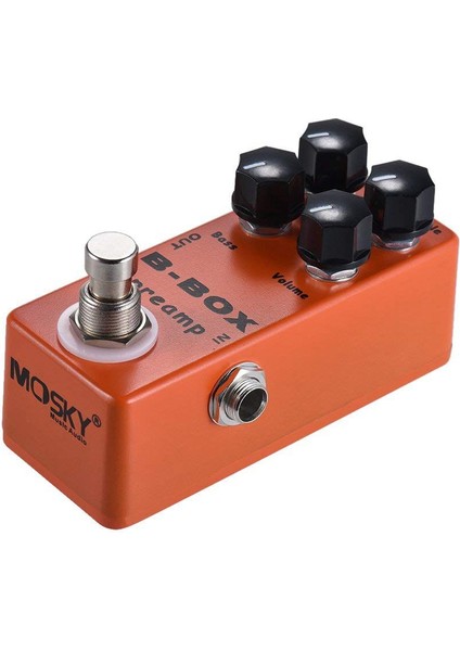 Mosky B-Box Elektro Guitar Preamp Overdrive Effect Pedal Full Metal Kabuk Gerçek Baypas (Yurt Dışından) indirimleri