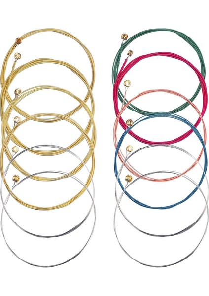 2 Set 6 Gitar Dizesi Yedek Çelik Ipi 6pcs Dize Ayar Pegs Makine Kafaları Tuner (Yurt Dışından) modelleri